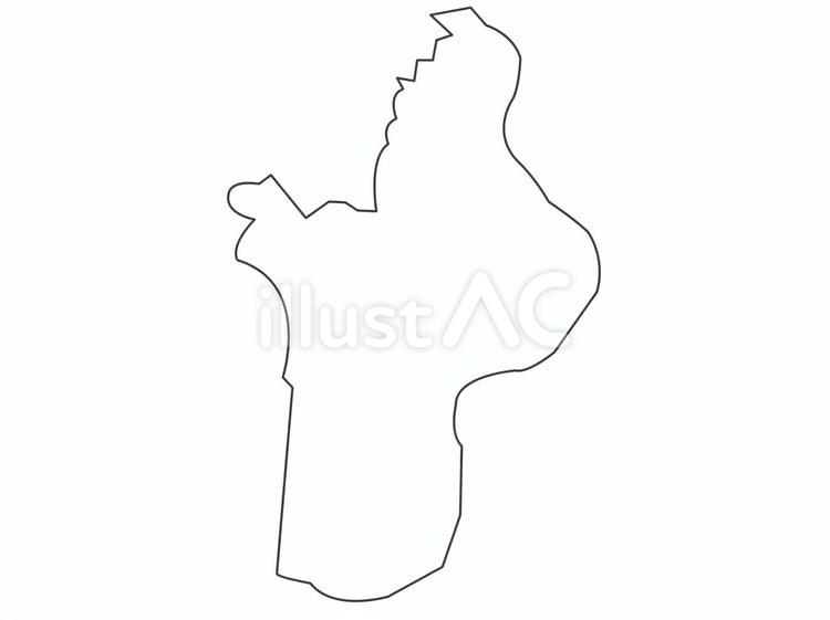 地図・江戸川区（線のみ） 地図,日本,地域のイラスト素材