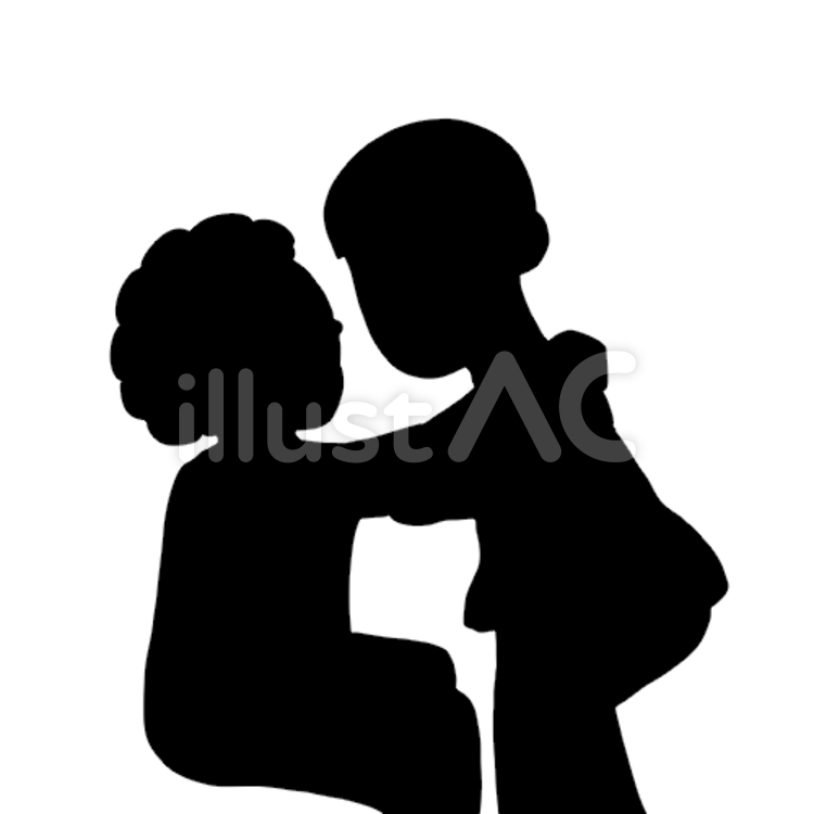  移乗介助のシルエット 介護シルエット,移乗介助,移乗のイラスト素材