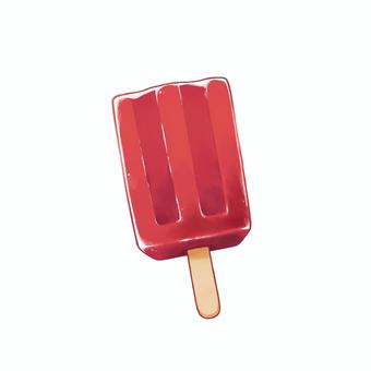 アイスキャンディー アイスキャンディー,アイス,棒アイス,イチゴ味,スイカ味,夏,冷たいのイラスト素材