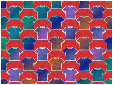 Tシャツの壁紙　赤 tシャツ,壁紙,背景,ポストカード,柄,パターン,グラデーション,ザラザラ,ノイズ,赤のイラスト素材