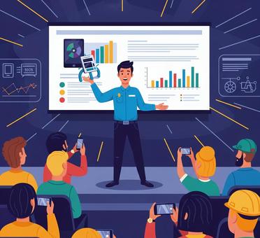 ビジネスシーン　プレゼンテーション