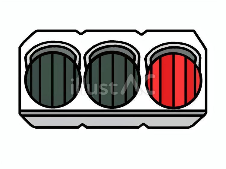 赤信号 赤信号,信号機,車両用のイラスト素材