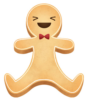 ジンジャーマンクッキー(パターン2) ジンジャーマンクッキー(パターン2) ジンジャーマン,クリスマス,お菓子,食べ物,甘味,スイーツ,クッキー,アイシング,オーナメント,飾りのイラスト素材