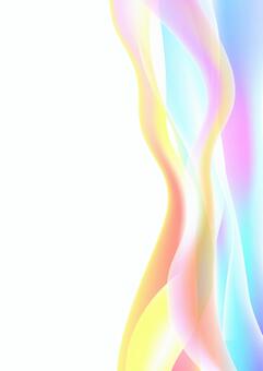 Colorful wave line background material, , JPG and EPS