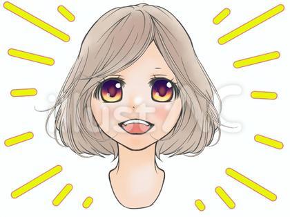 喜ぶ女性