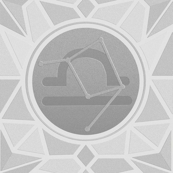 シームレスなモザイク天秤座　ｐ エンボス 天秤座,てんびん座,星占い,ホロスコープ,占星術,12星座,宇宙,天体,天文,ギリシャ神話のイラスト素材