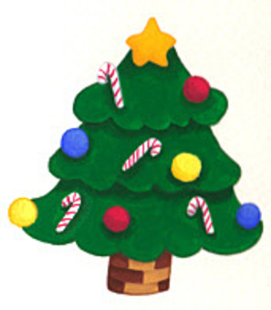 Christmas tree (part 1), christmas, christmas tree, hand drawn, JPG