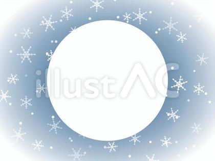 ぼんやり雪夜グラデーション
