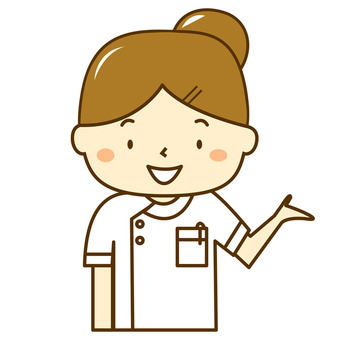 Illustration, medical staff, health care workers, a smile, JPG, PNG and AI