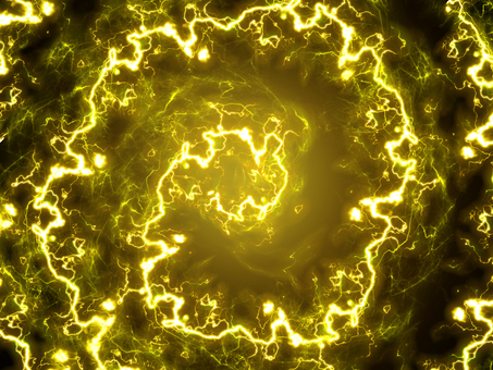 エフェクト　サンダースパイラル エフェクト,雷,スパイラル,渦,イラスト,グラフィック,デザイン,無料,フリーのイラスト素材