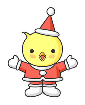 Cute animals Santa, , JPG, PNG and AI