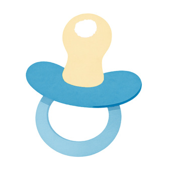 青いおしゃぶり おしゃぶり,青,水色,赤ちゃん,子供のイラスト素材