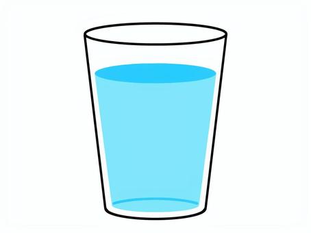コップに入った水のアイコン コップに入った水のアイコン 水,コップ,グラス,飲料,飲み物,挿絵,素材,ベクターのイラスト素材