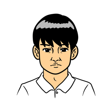 誰というわけでもない似顔絵 似顔絵,人物,男性,顔,人間のイラスト素材