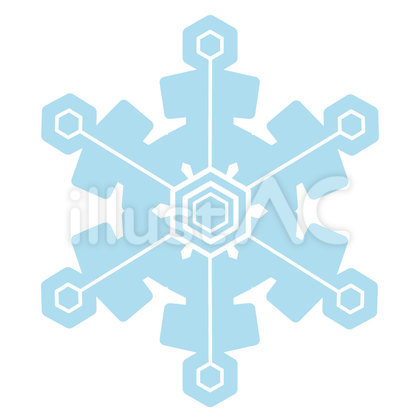 定番素材108_雪の結晶