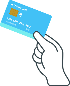 クレジットカード クレジットカード,クレカ,リボ払い,カードローン,手,支払い,分割,一括,審査なしのイラスト素材