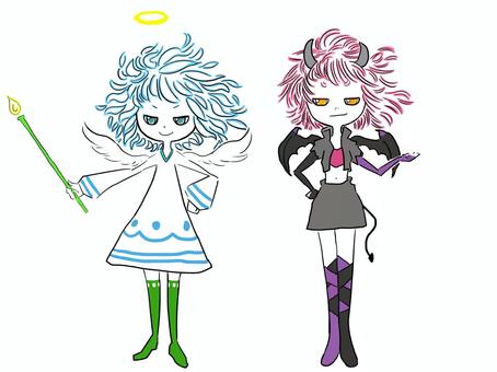 Angel and Devil 2, , JPG and PNG