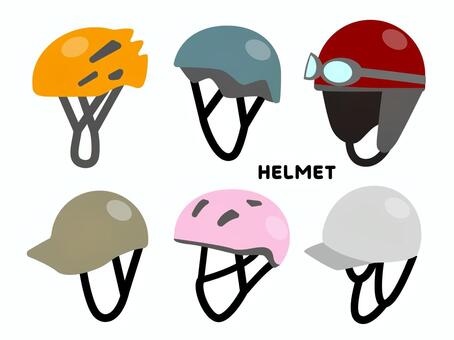 ヘルメットのイラスト ヘルメット,自転車,バイク,工事現場,イラスト,シンプル,ベクター,道具,安全,デザインのイラスト素材