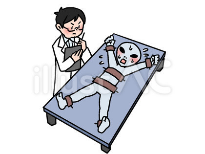 宇宙人を実験台に