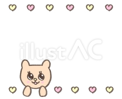 クマちゃんメモ メッセージ カラー
