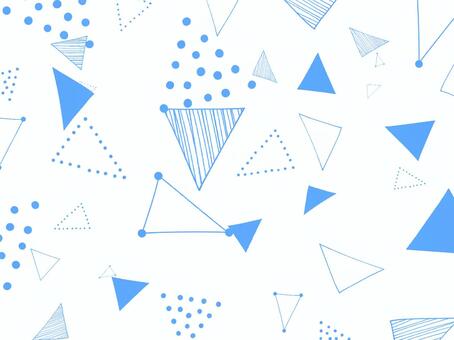 Triangle background material 02 / blue a, , JPG and PNG