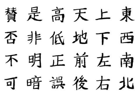 Illustration, caracteres chineses, caligrafia, inscrição, 