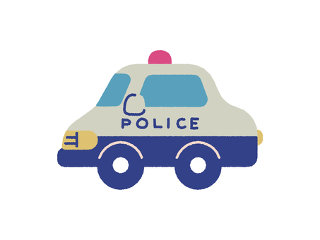 警察車両 警察車両 車,はたらくくるま,警察車両のイラスト素材