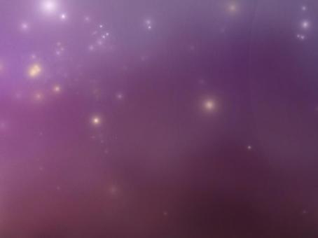 紫色の宇宙 星,宇宙,光,キラキラ,夜,紫,金色,白,ぼかし,幻想のイラスト素材