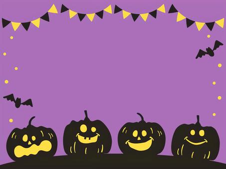 Halloween jack-o-lantern frame, JPG, PNG and AI Halloween jack-o-lantern frame, halloween, pumpkin, jack-o-lantern, JPG, PNG and AI