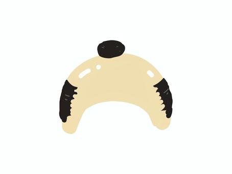 かつら ちょんまげ かつら ちょんまげ カツラ,ちょんまげ,時代劇,武士,侍,江戸時代,昔,演劇,小道具,コスプレのイラスト素材