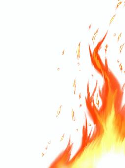 エフェクト・炎 エフェクト,炎,火の粉,可燃物,燃え上がるのイラスト素材