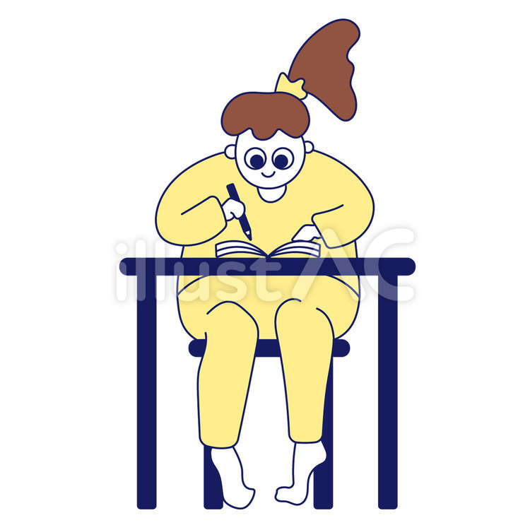 勉強 勉強,試験,学校のイラスト素材