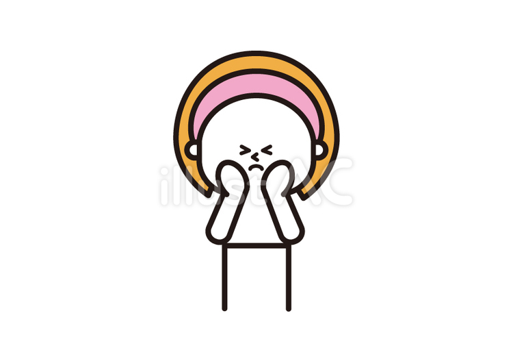 洗顔 人物,人,女性のイラスト素材