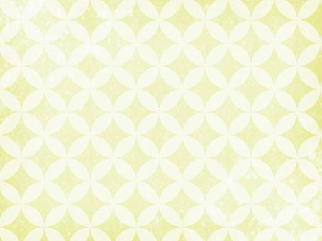 七宝模様の金色和風背景 和柄,七宝,和紙風,背景,金,黄金,上品,華やか,落ち着いた,高級感のイラスト素材