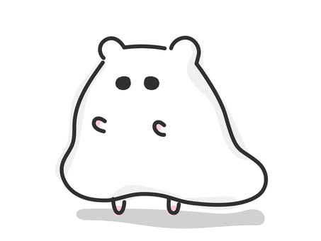 おばけの仮装をするハムスター おばけの仮装をするハムスター おばけ,幽霊,仮装,ハムスター,シーツ,ハロウィン,お化け屋敷,肝試し,シンプル,こわいのイラスト素材