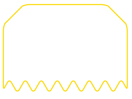 プライスカードやラベル・ギザギザフレーム フレーム,ラベル,タグ,バッジ,pop,プライスカード,価格,広告,販促,ギザギザのイラスト素材