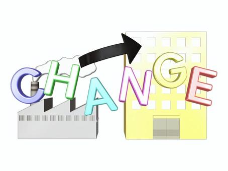 転職の文字・イメージ 転職,ビジネス,就職,change,ビル,企業,工場,文字,会社のイラスト素材