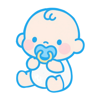 おしゃぶりをする赤ちゃん おしゃぶりをする赤ちゃん おしゃぶり,安定,泣き止む,ロンパース,乳幼児,育児,子育て,パステル,ゆるかわ,赤ちゃんのイラスト素材