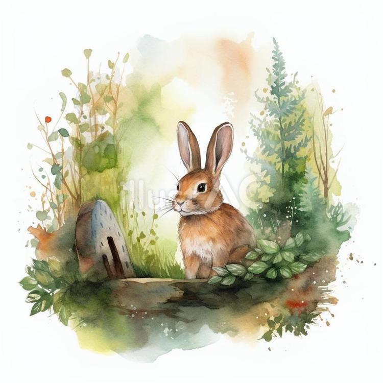 うさぎ３ うさぎ,動物,単品のイラスト素材