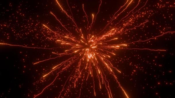 赤い花火の背景イラスト 花火,火花,背景,爆発,エフェクト,光,壁紙,火の粉,スタイリッシュ,幻想的のイラスト素材