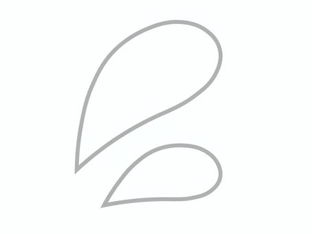 汗のマーク（焦るアイコン） 汗,マーク,焦る,アイコン,慌てる,デフォルメ,汗っかき,困る,シンプル,急ぐのイラスト素材