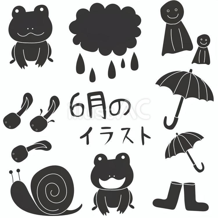 梅雨　雨　6月 梅雨,雨,6月のイラスト素材