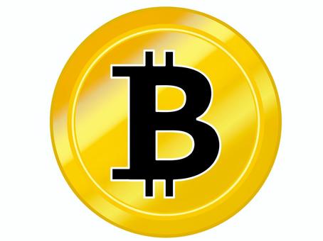 ビットコインのアイコン ビットコイン,暗号資産,仮想通貨,コイン,資産,投資,運用,金色,ゴールド,アイコンのイラスト素材