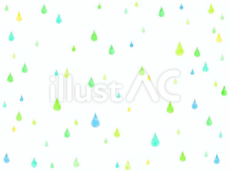雨　背景（緑） 緑,水色,水のイラスト素材