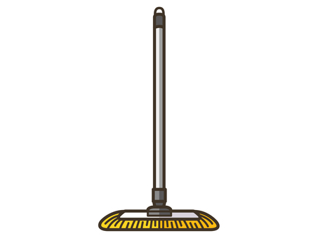 掃除_モップ01 モップ,t字モップ,掃除用具,掃除道具,道具,用具,クリーナー,掃除,清掃,片付けのイラスト素材