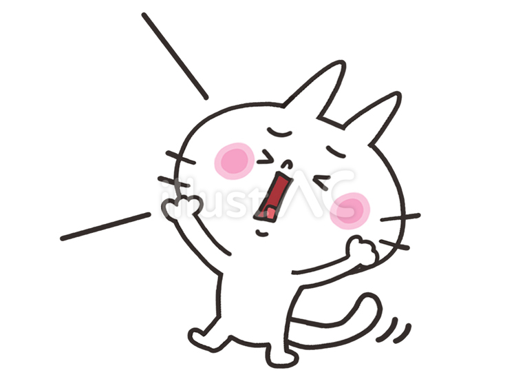 大声を出す猫 猫,大声,訴えるのイラスト素材