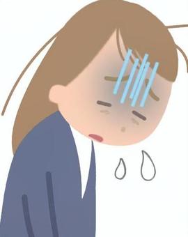 体調不良で自分を責める女性(真っ青) 体調不良で自分を責める女性(真っ青) 体調不良,病気,病人,女性,追い詰める,責める,傷つく,耐える,闘病,げっぞりのイラスト素材