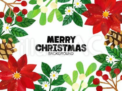 クリスマスの背景・フレーム