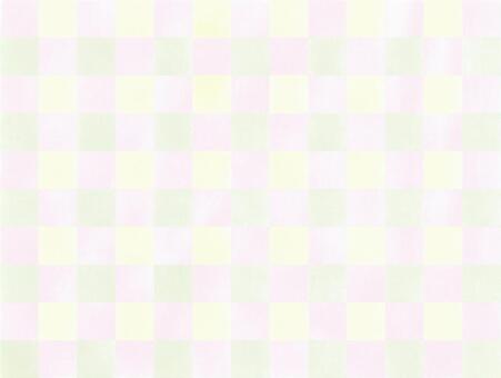 格子模様の背景素材　ひな祭りカラー