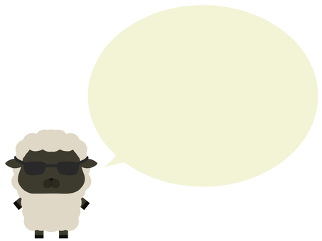 Sunglasses _ sheep, , JPG, PNG and AI